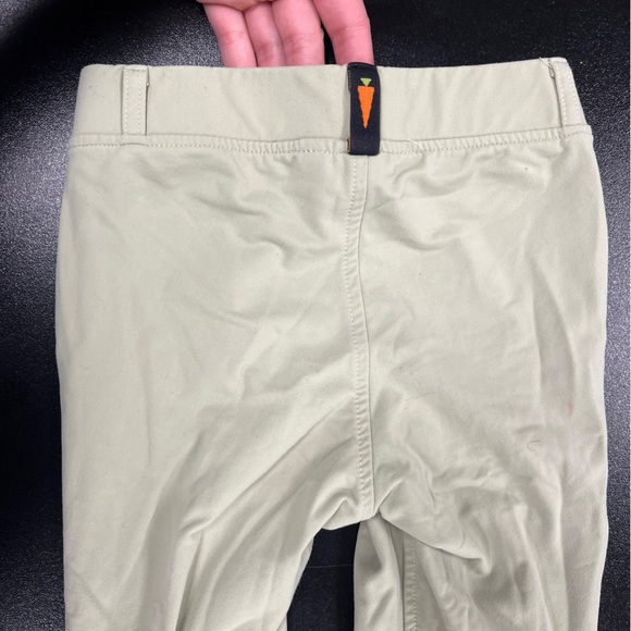 Kerrits Knee Patch Riding Equestrian Breeches Kids Celery Green Small - Picture 6 of 11